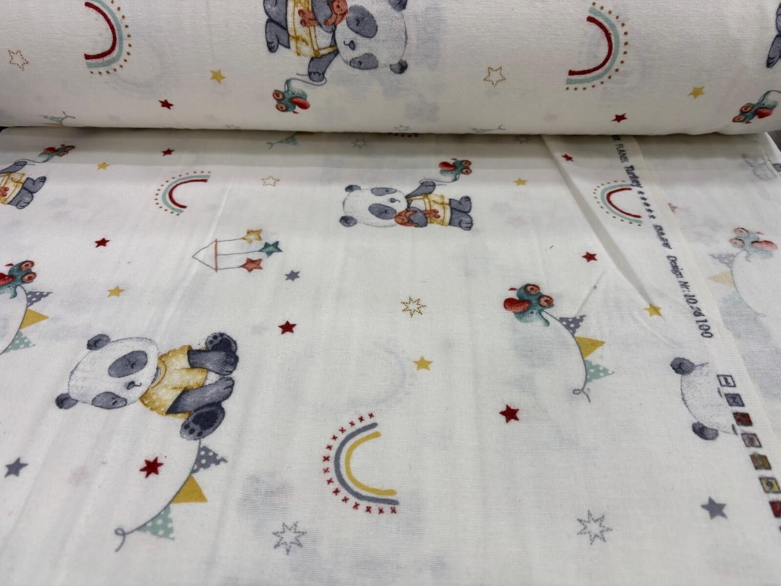 Çocuk Desenli Pazen/Flanel Kumaş
