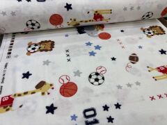 Çocuk Desenli Pazen/Flanel Kumaş