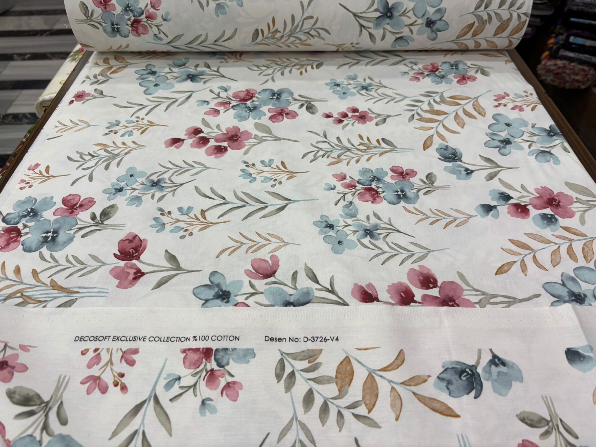 Dijital Desen Çarşaflık Akfil Kumaş