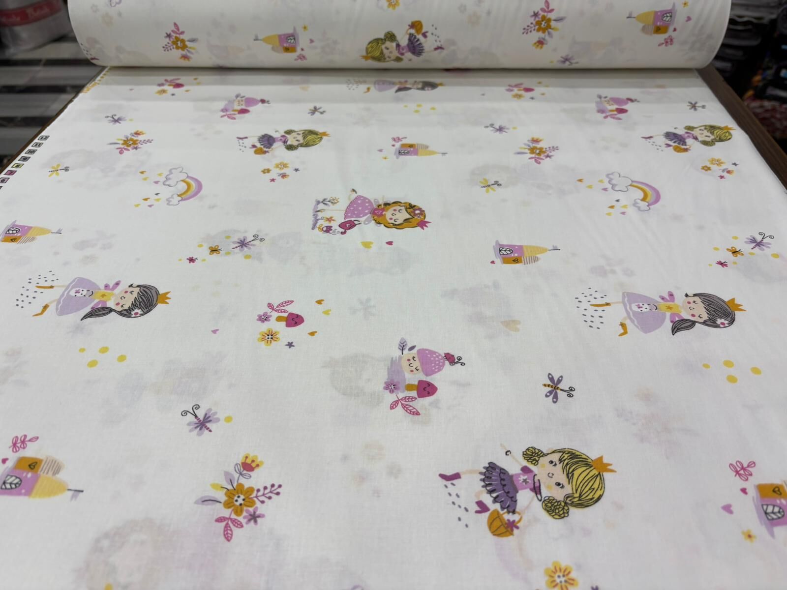Bebek/Çocuk Desenli Çarşaflık Akfil Kumaş