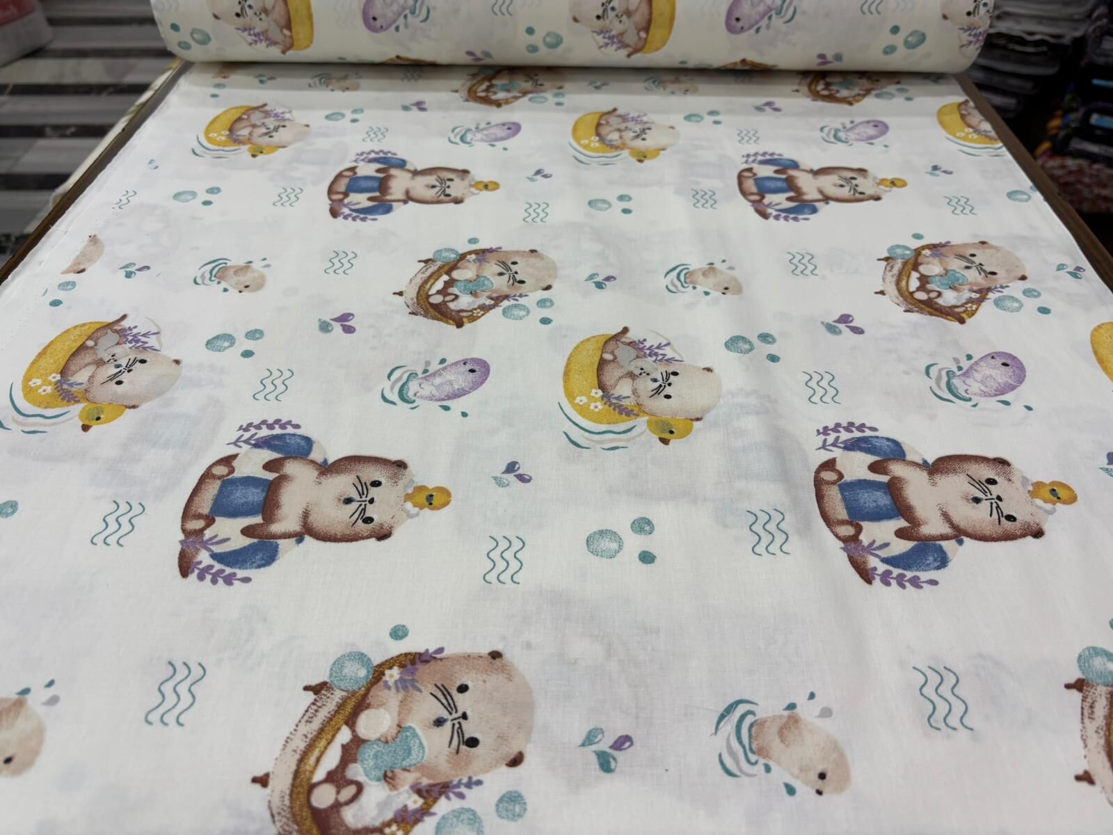 Bebek/Çocuk Desenli Çarşaflık Akfil Kumaş