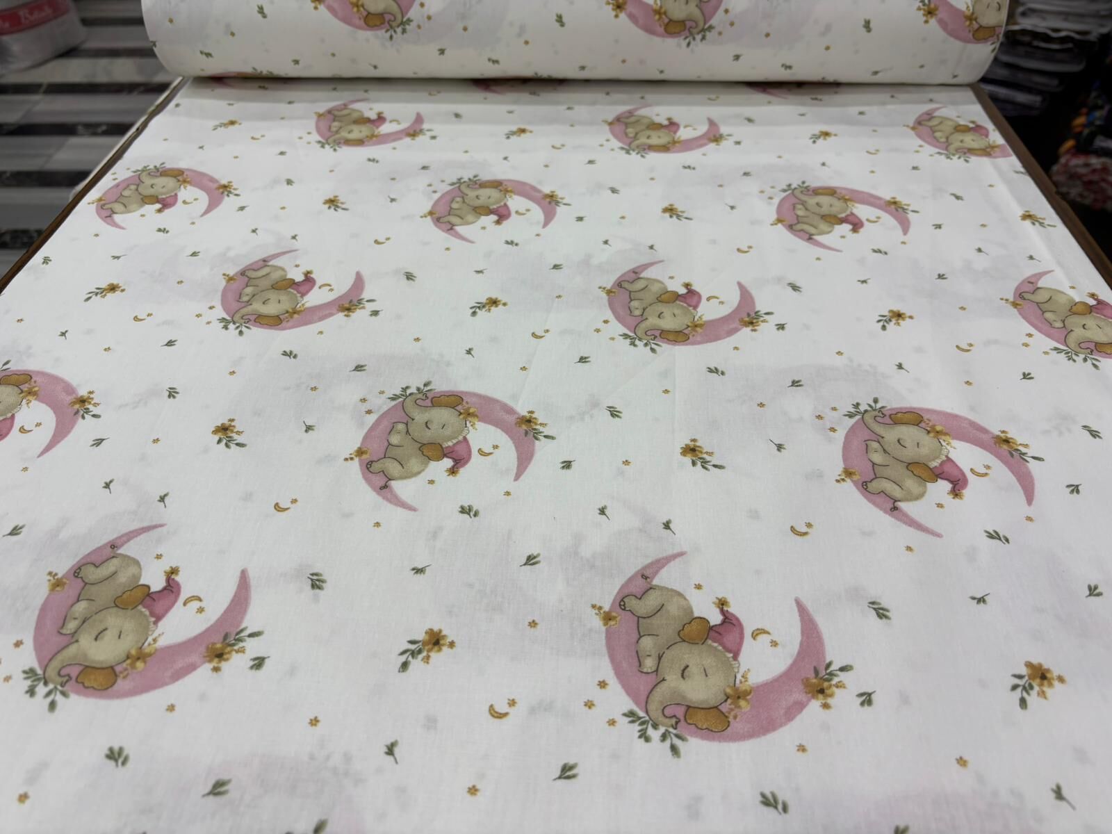 Bebek/Çocuk Desenli Çarşaflık Akfil Kumaş