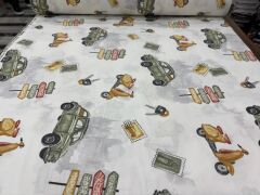 Bebek/Çocuk Desenli Çarşaflık Akfil Kumaş