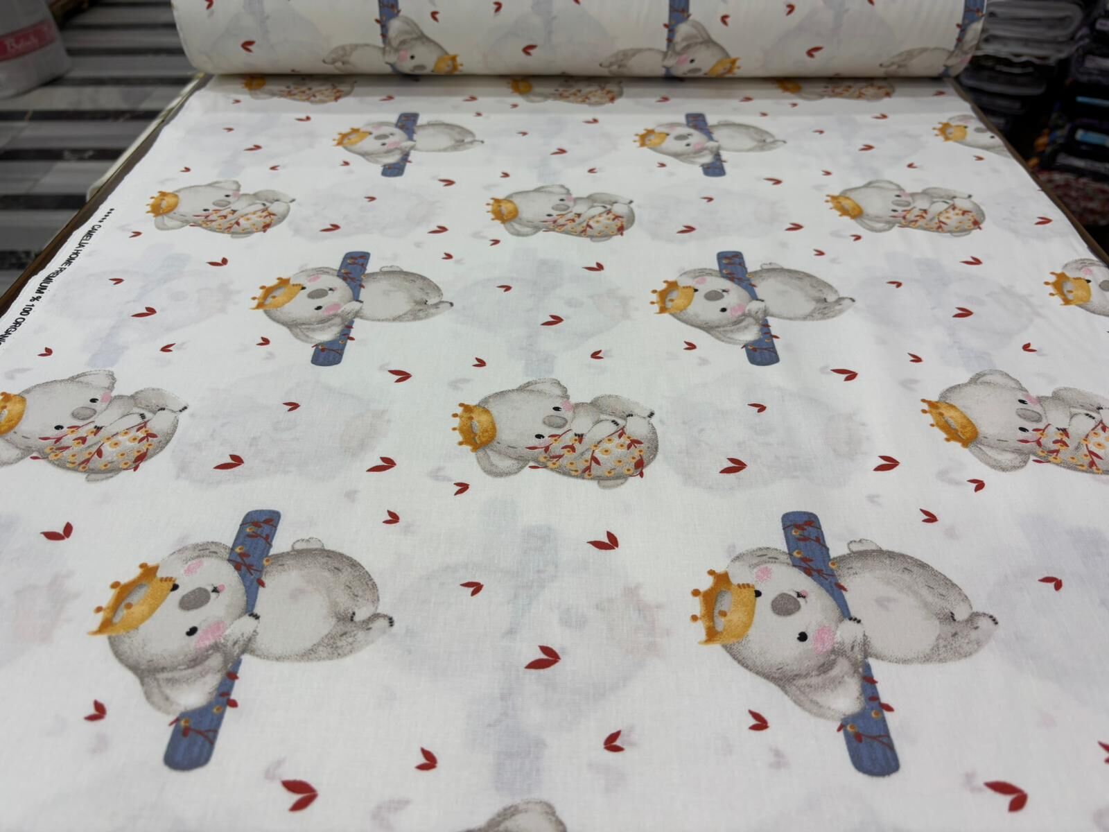 Bebek/Çocuk Desenli Çarşaflık Akfil Kumaş