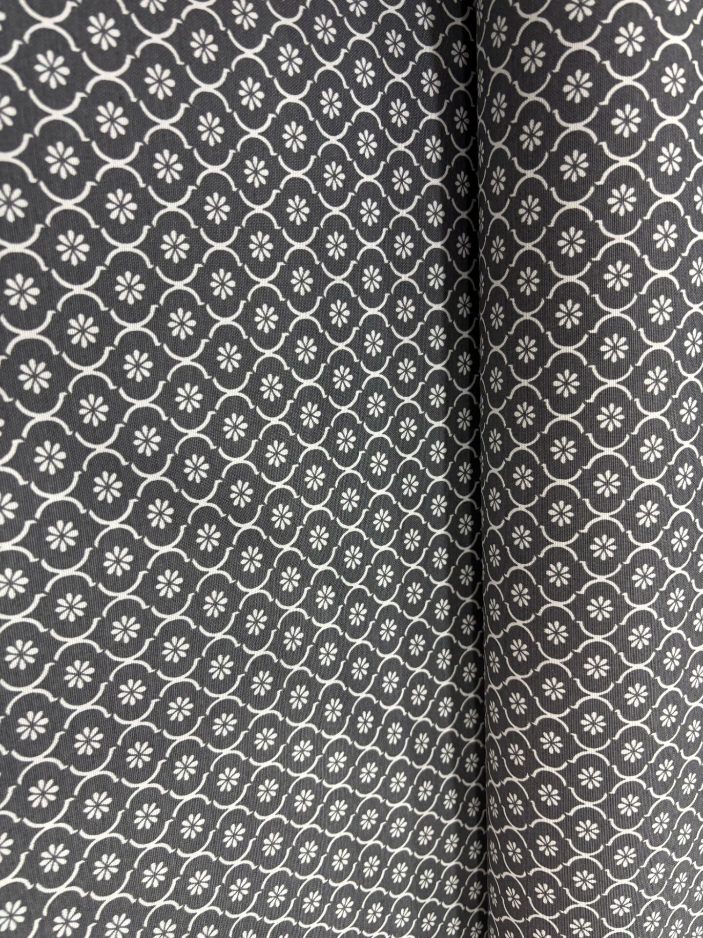 Desenli Duck Keten Kumaş