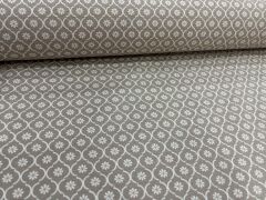 Desenli Duck Keten Kumaş