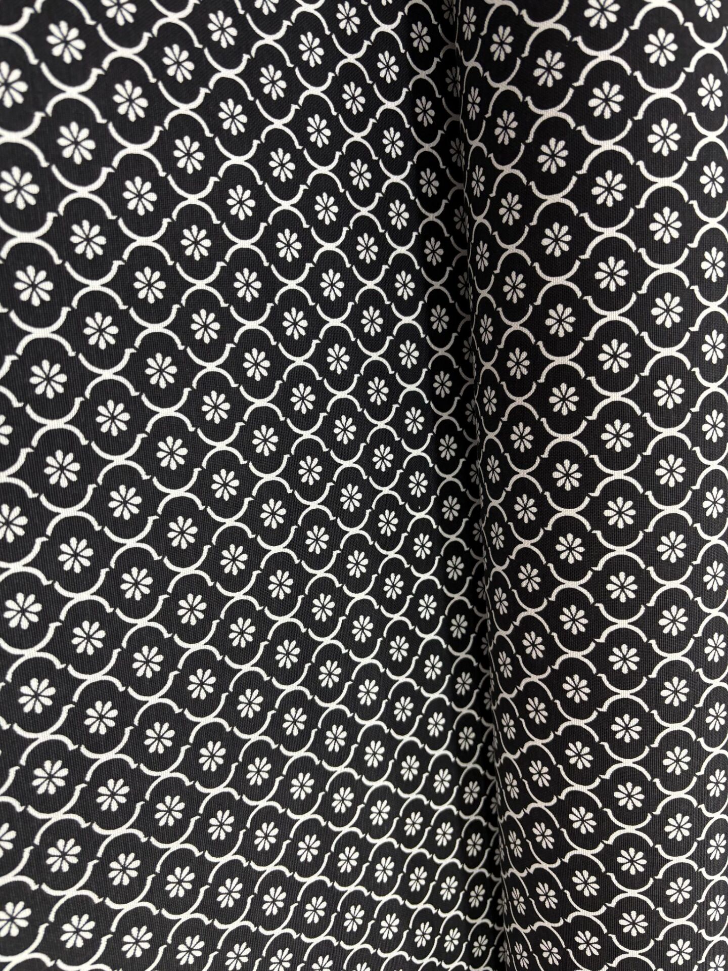 Desenli Duck Keten Kumaş