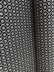 Desenli Duck Keten Kumaş