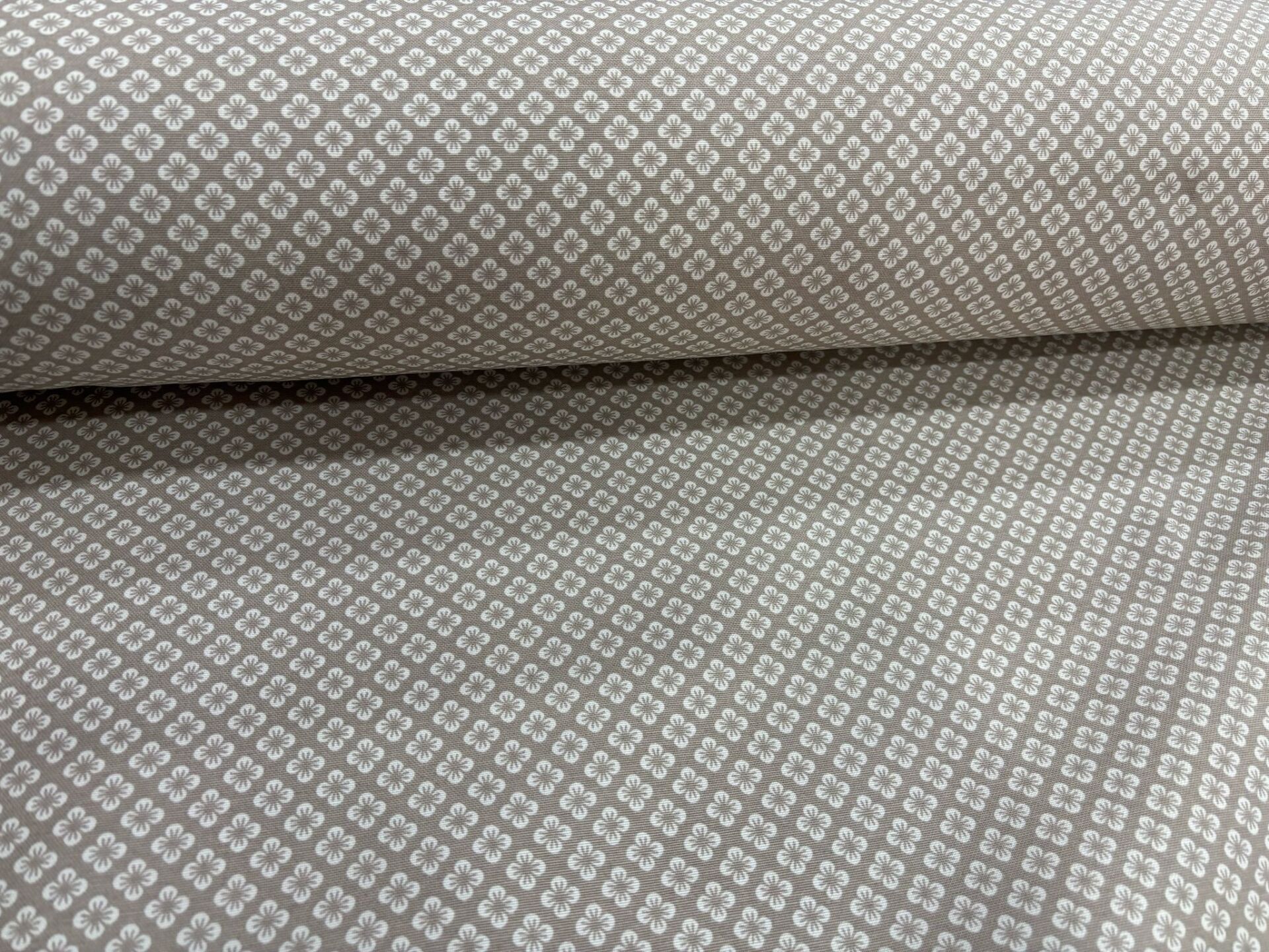 Desenli Duck Keten Kumaş