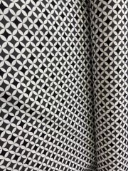 Desenli Duck Keten Kumaş